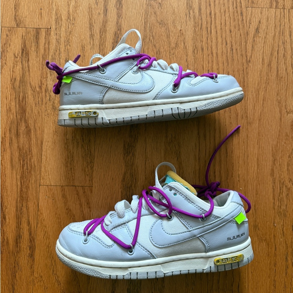 Nike x Off-White Dunk Lot 21 of 50 USED 4.5M (ONLY USED SIZE ON MARKET)